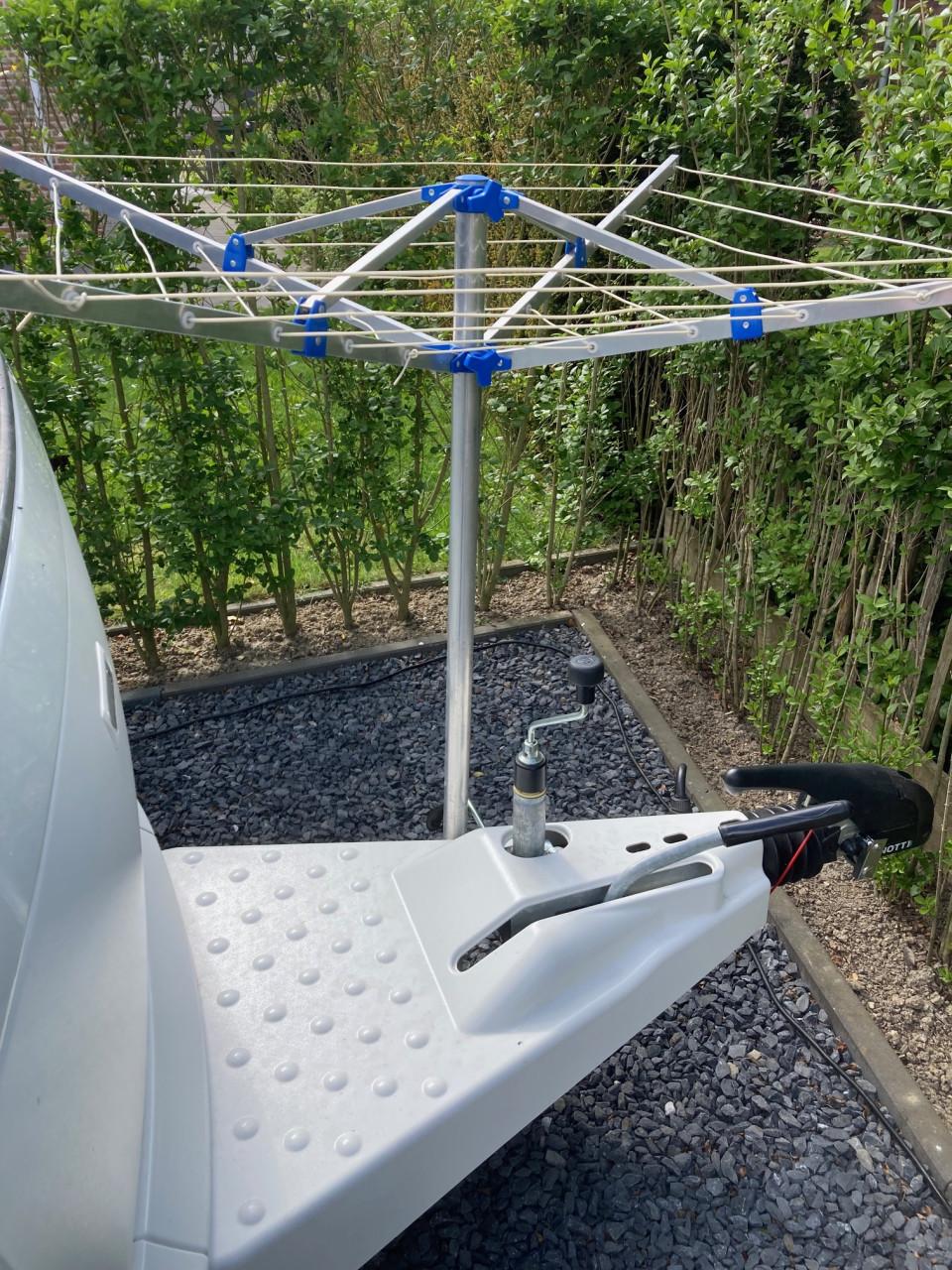 Droogmolen voor op dissel