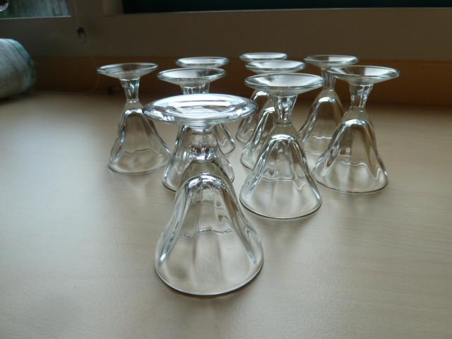 Borreglaasjes 9 stuks