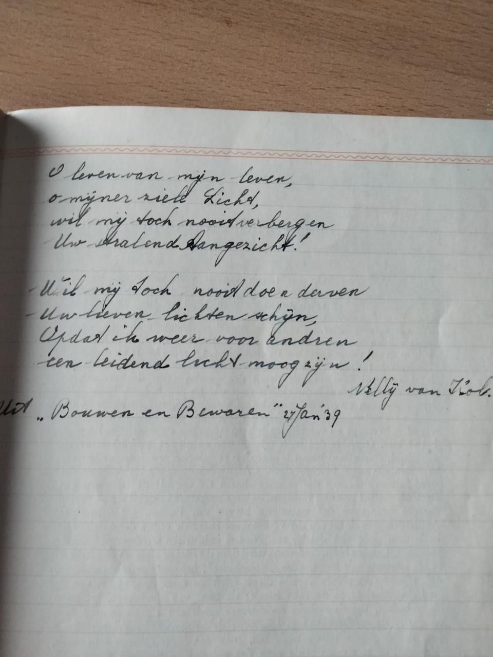 Jubileum boekje/schrift.