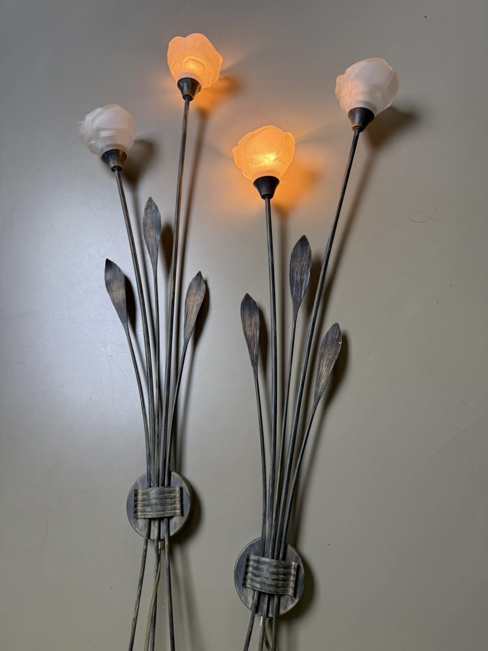 Wandlamp bloem