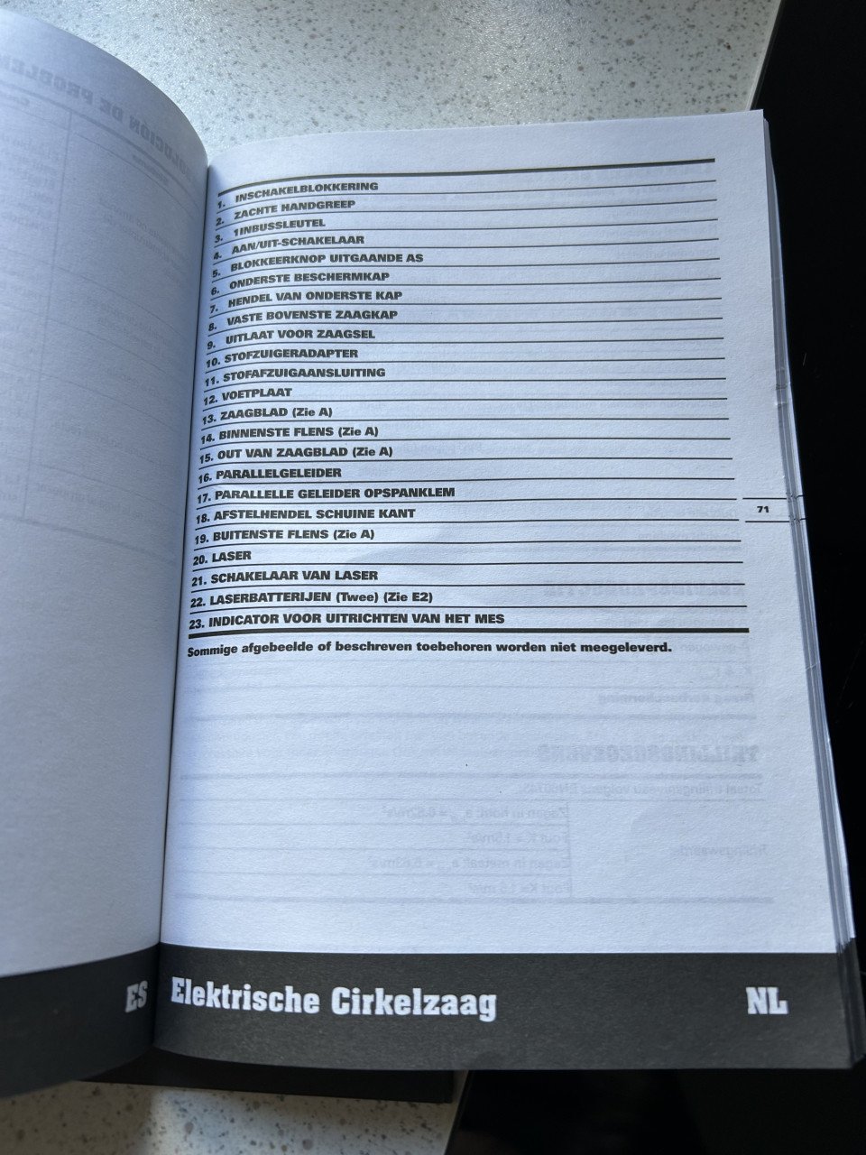 Cirkelzaag machine