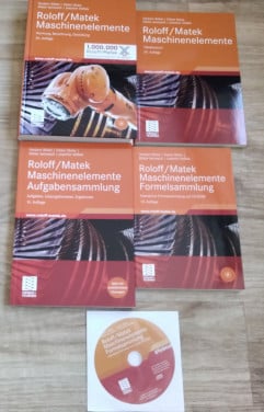 Roloff / Matek Maschinenelemente cursus, boeken met cd-rom