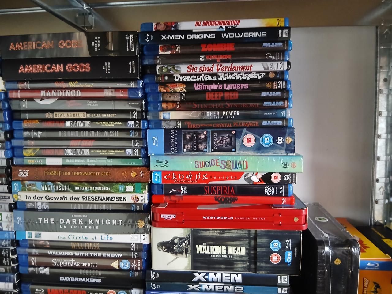 Mega collectie films blu ray 4k en dvd zie foto's
