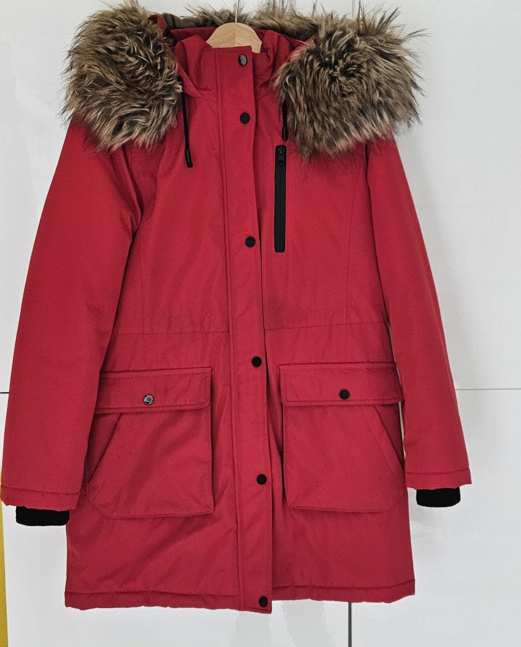 Mooie rode winterjas