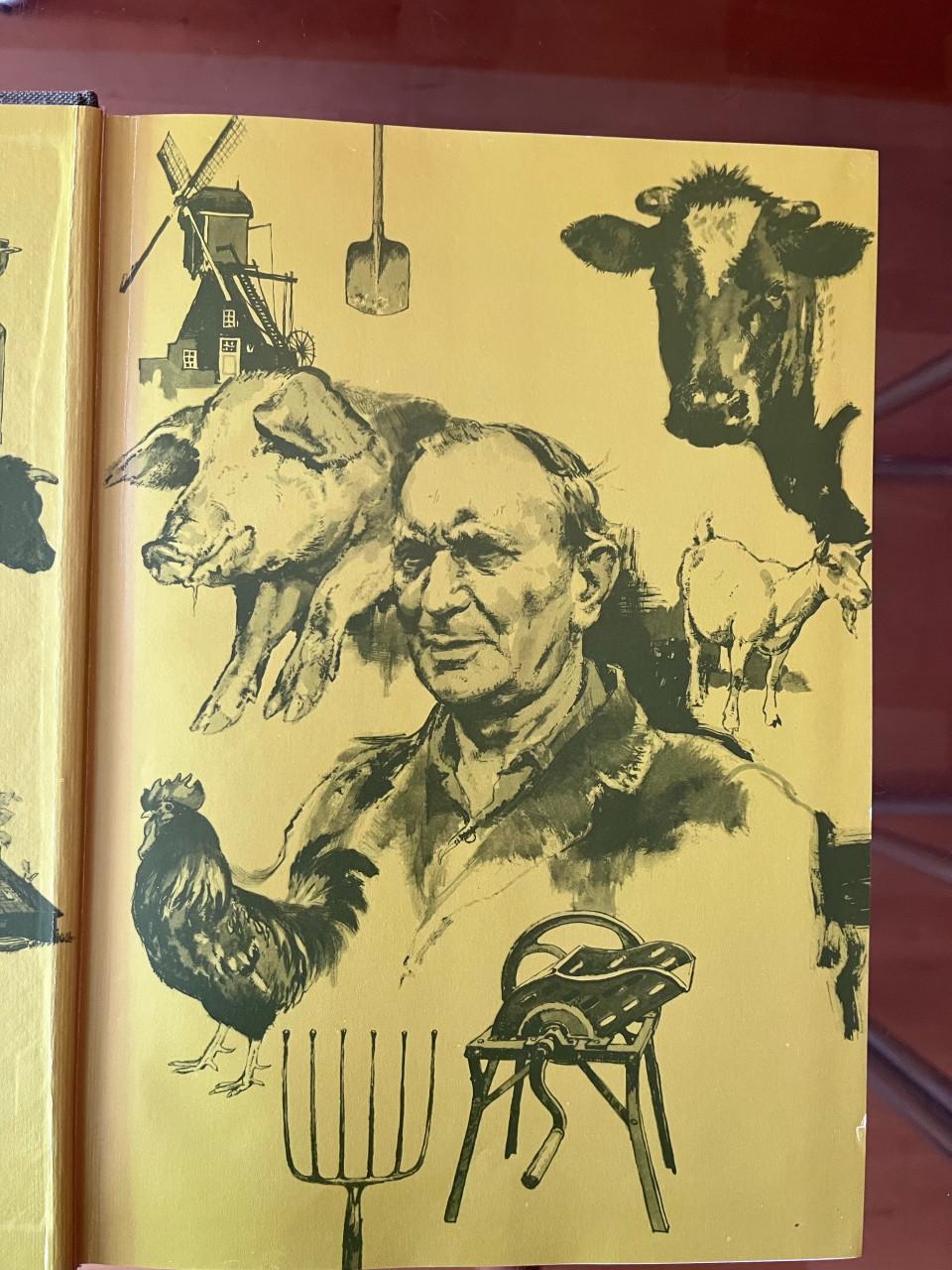 Rien Poortvliet. 2 boeken. Te hooi en te gras/Braaf.