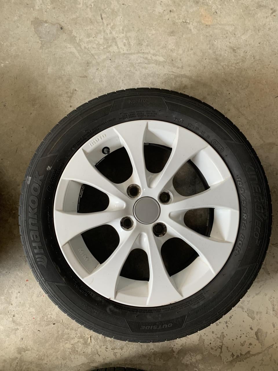 Velgen met zomerbanden voor C1, Aygo of Peugeot 107