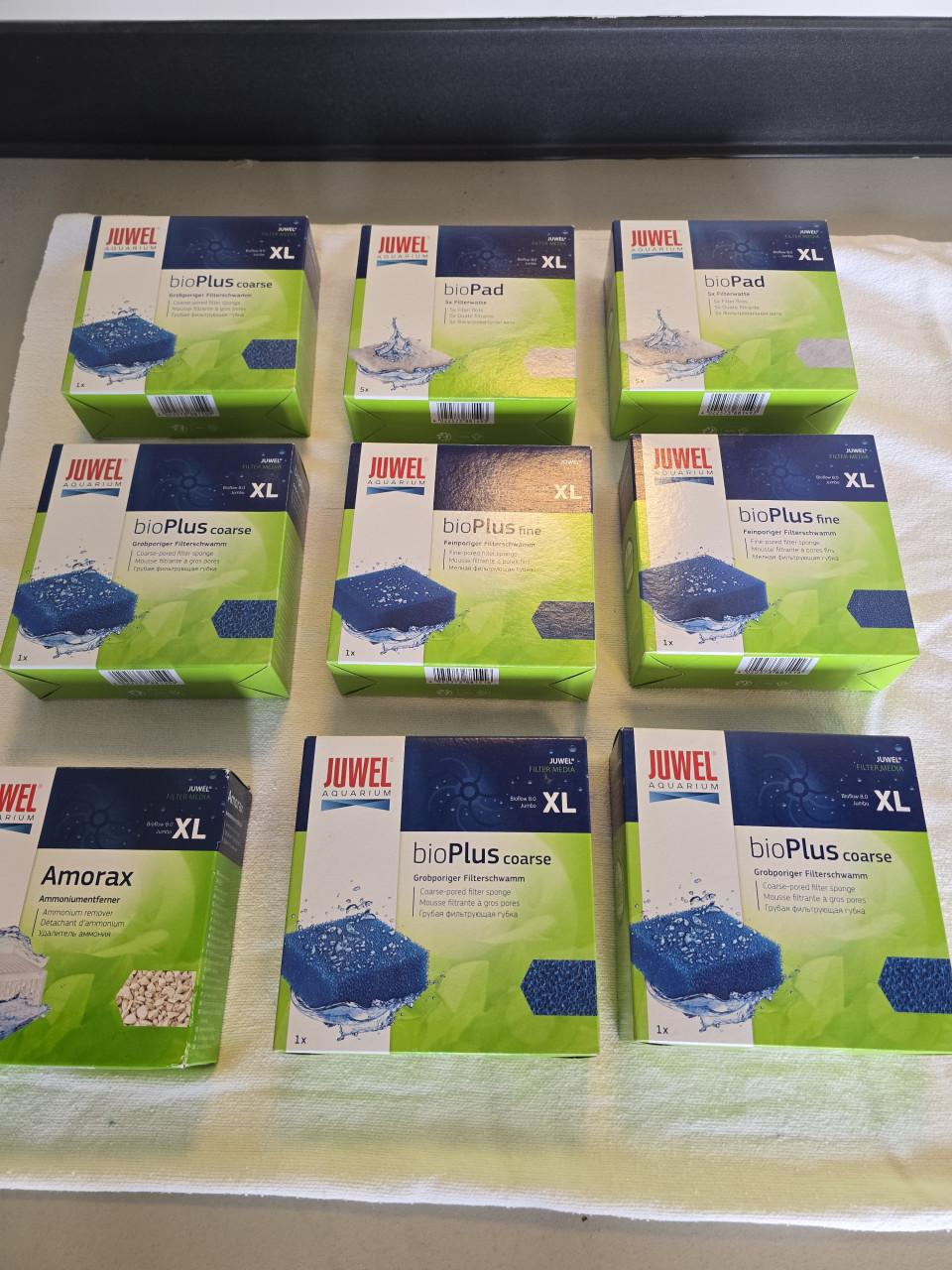 Te koop filters Juwel (XL) 9 stuks