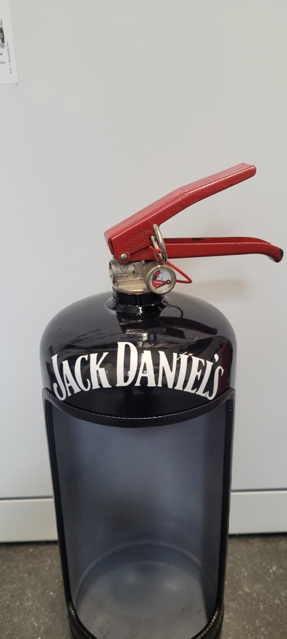 Brandblusser jack daniels mancave