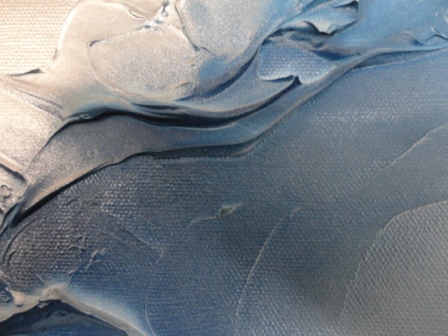 " Blue " prachtig Acryl 2 luik, creatie van Jacky Phoenix