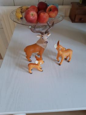 Herten familie plastic 3-delig