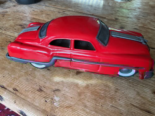 Vintage blikken auto