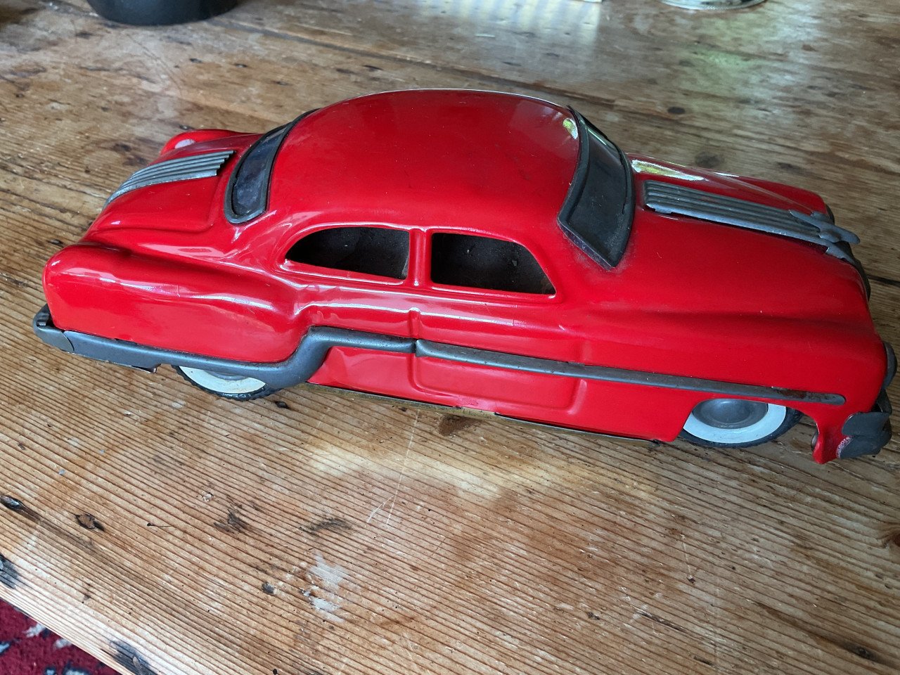Vintage blikken auto