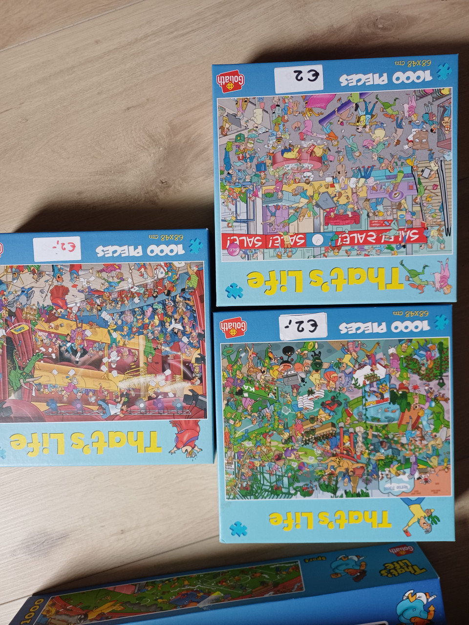 Puzzels 1000 stukjes