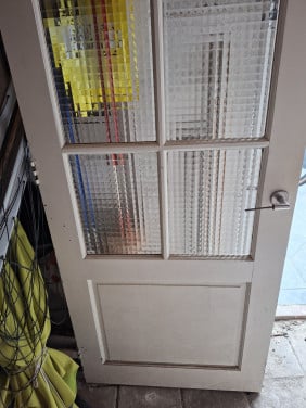 Massief houten deur