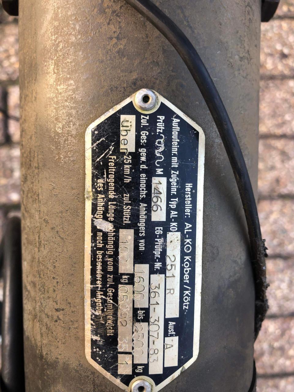 Tandemasser plateauwagen