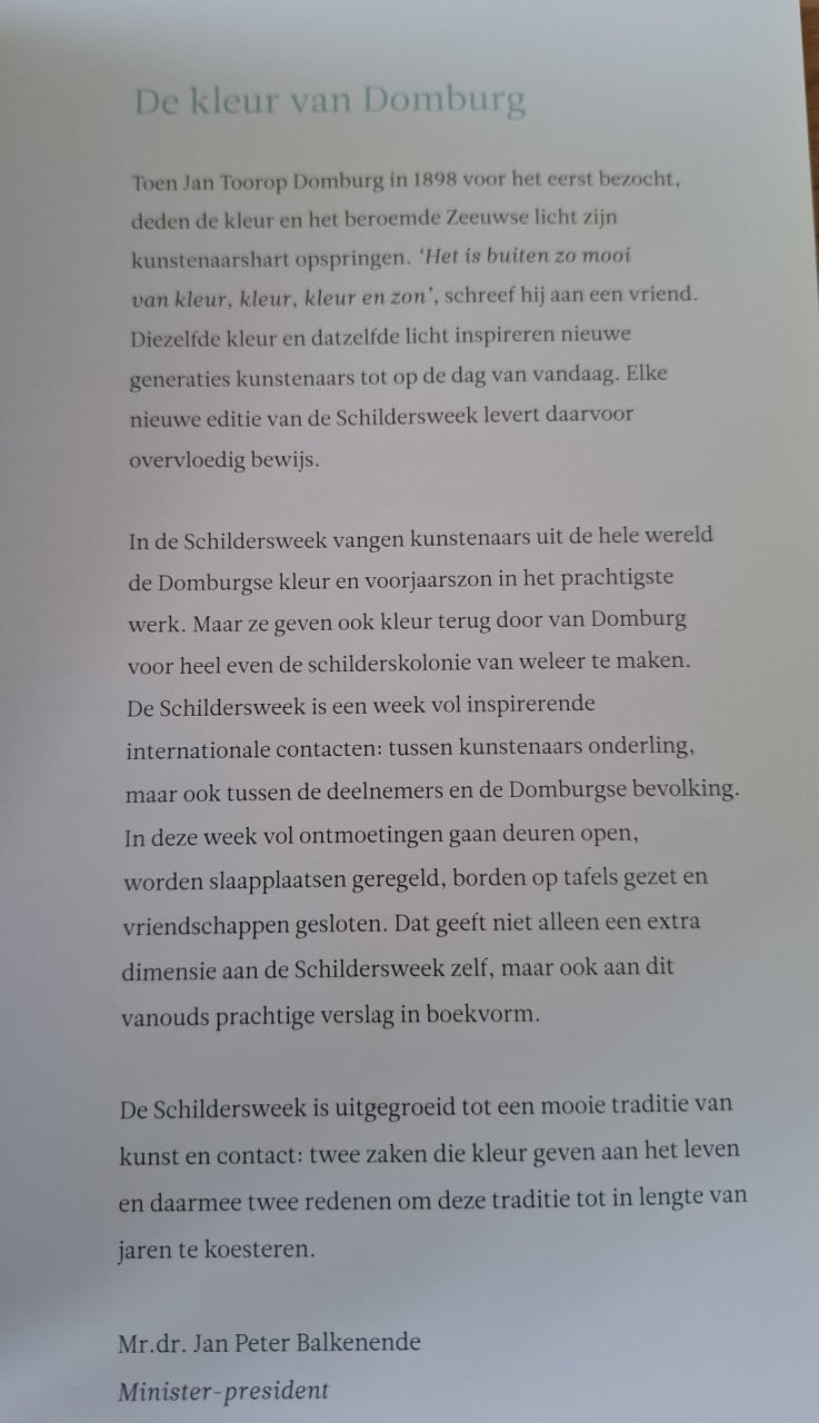 Schildersweek Domburg, In het licht van Walcheren, 2009 en 2010