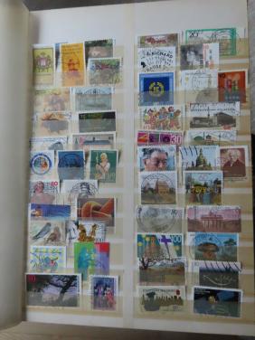 Stokboek vol postzegels Duitsland