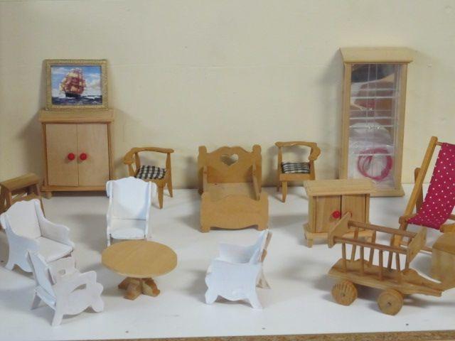 2 x Poppenhuis  met of zonder inrichting