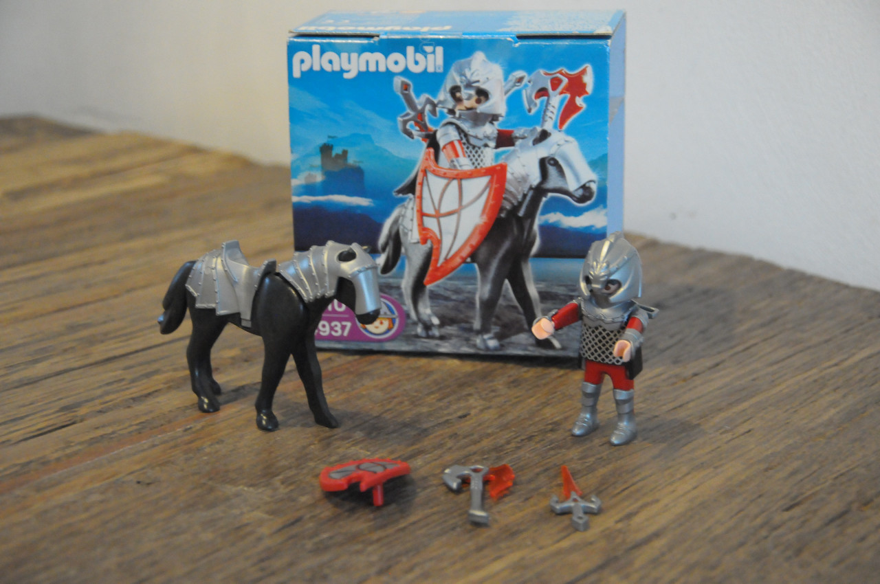 Playmobil Cavaleriesoldaat met wapenarsenaal (ei) - 4937