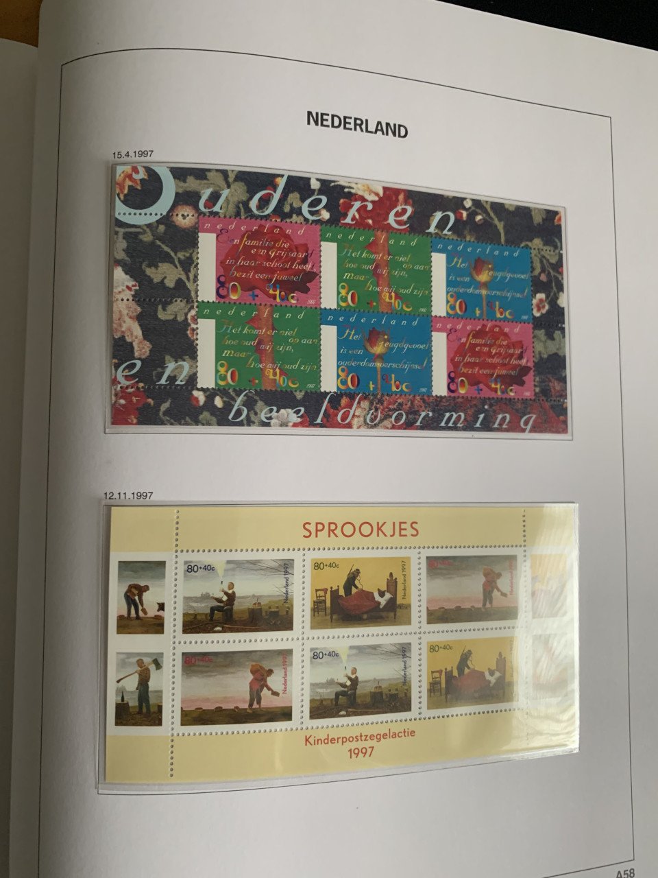 Nederland Davo de Luxe IV (1990-1999) helemaal gevuld postfris