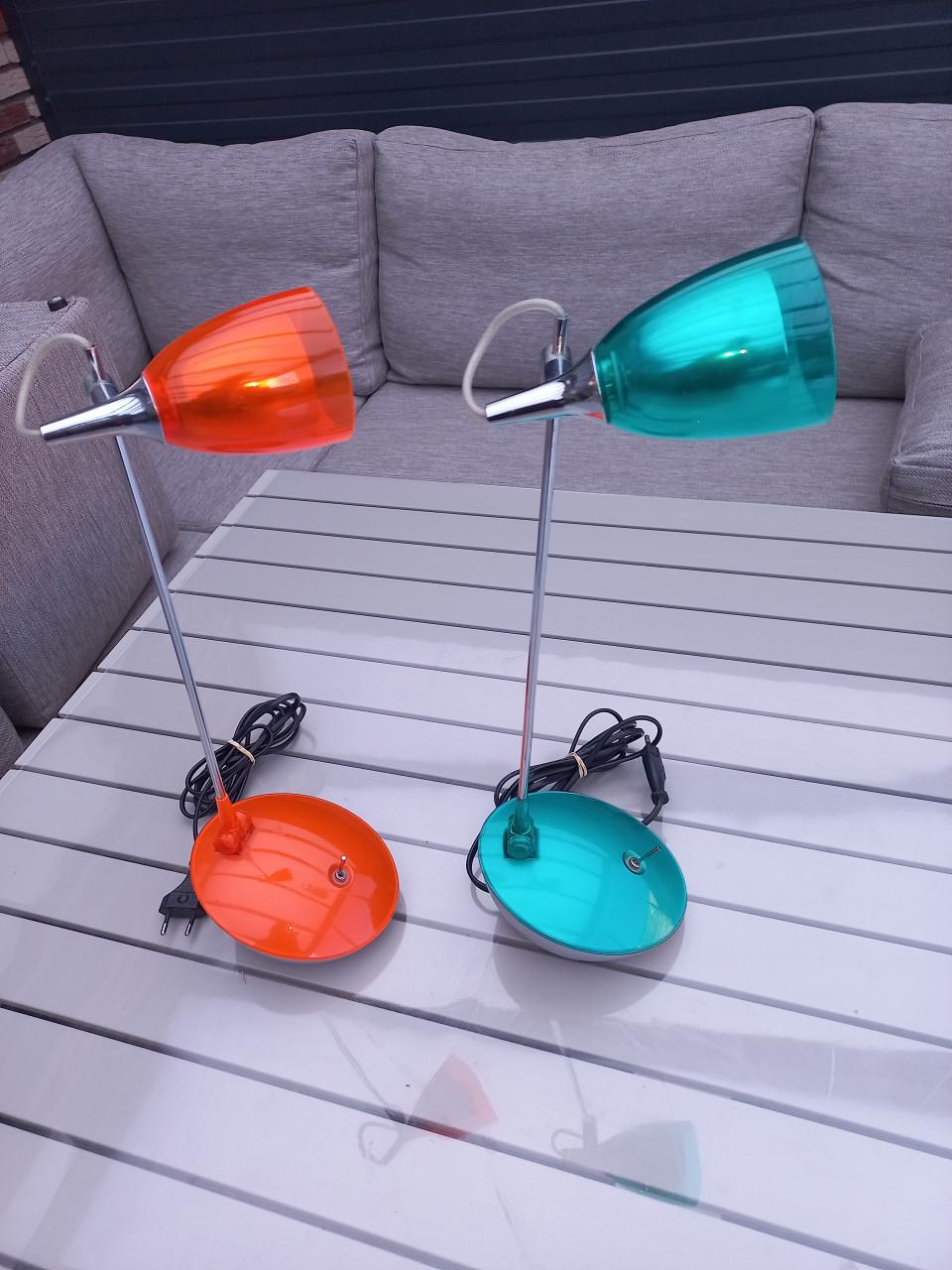 2 X prachtige Tafellampen CG Lighting ltd/swan 613. 12v