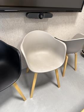 Tafel stoel (kunstof kuipstoelen 6 stuks)