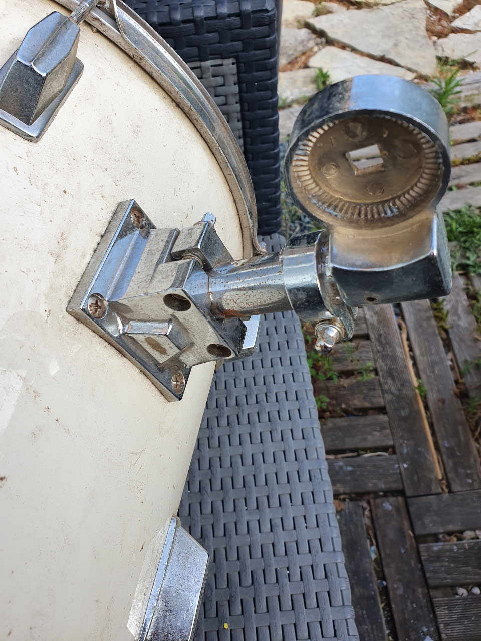 Leuke antieke jaren 60/70 drum van het merk hock/shock laser series...