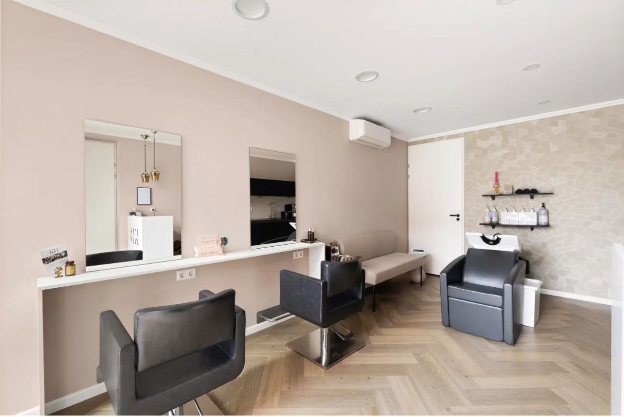 Kappersinterieur