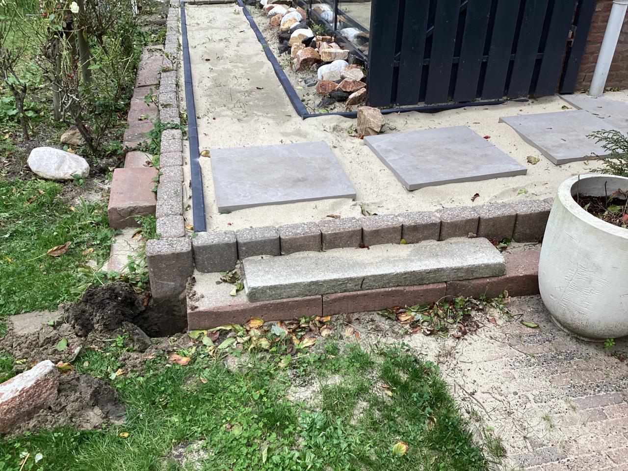 GRATIS Bestrating 15 m2, opsluitblokken , betonnen Bilzen