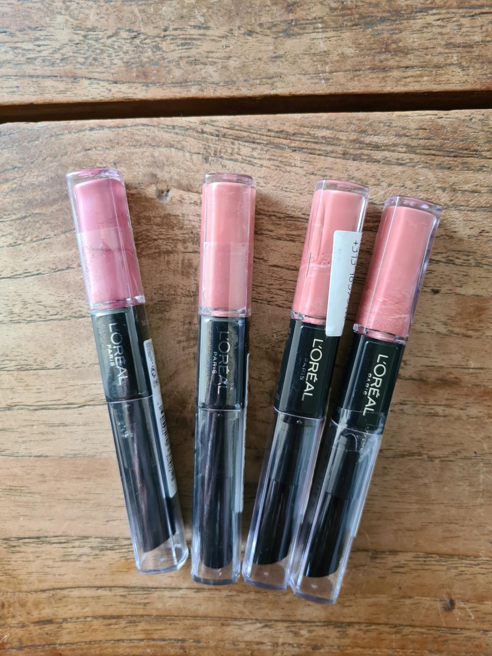 4 Nieuwe L'Oréal Paris Infallible Lippenstiften 801 en 213