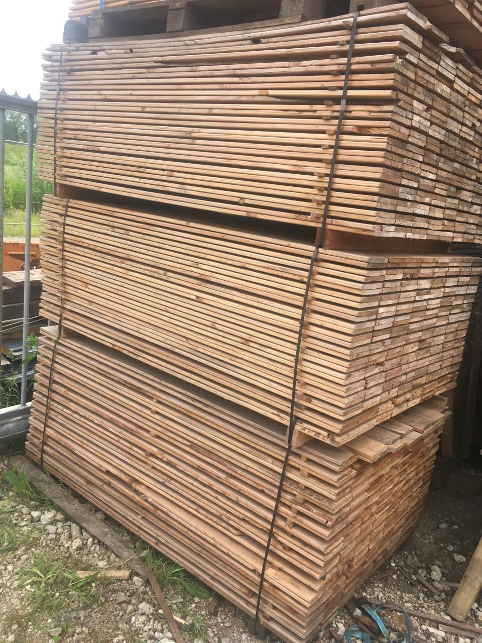 Douglas schuttingplanken 180cm lang 13,3 cm breed 1,6cm dik