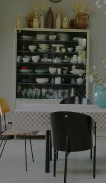 Prachtige vintage servies kast