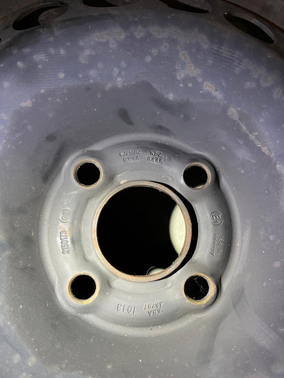 Opel stalen velgen