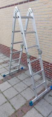 Inklapbare ladder van hoogwaardig aluminium