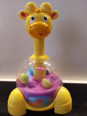 Superleuke draaitol Giraffe van Playskool Speelgoed