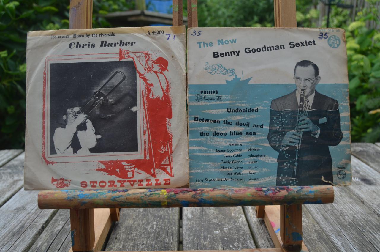 Ca. 80 Jazz singles jaren '50, '60, '70 (2)