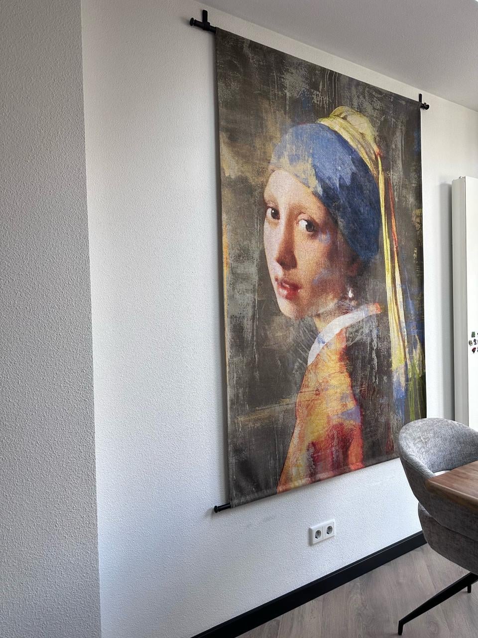 Wandtapijt/Wandkleed  Meisje met de Parel - Johannes Vermeer