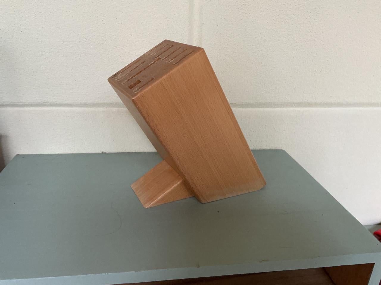 Houten messenblok