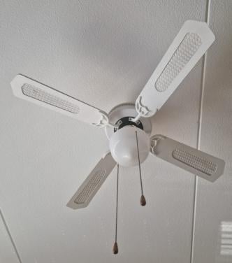 Plafondventilator met verlichting
