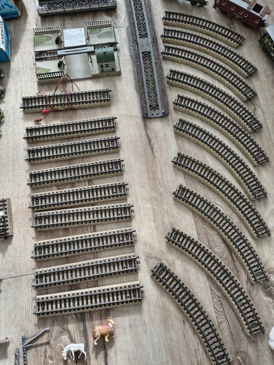 Grote set Märklin HO wissels, spoor, treintjes en meer! Set.