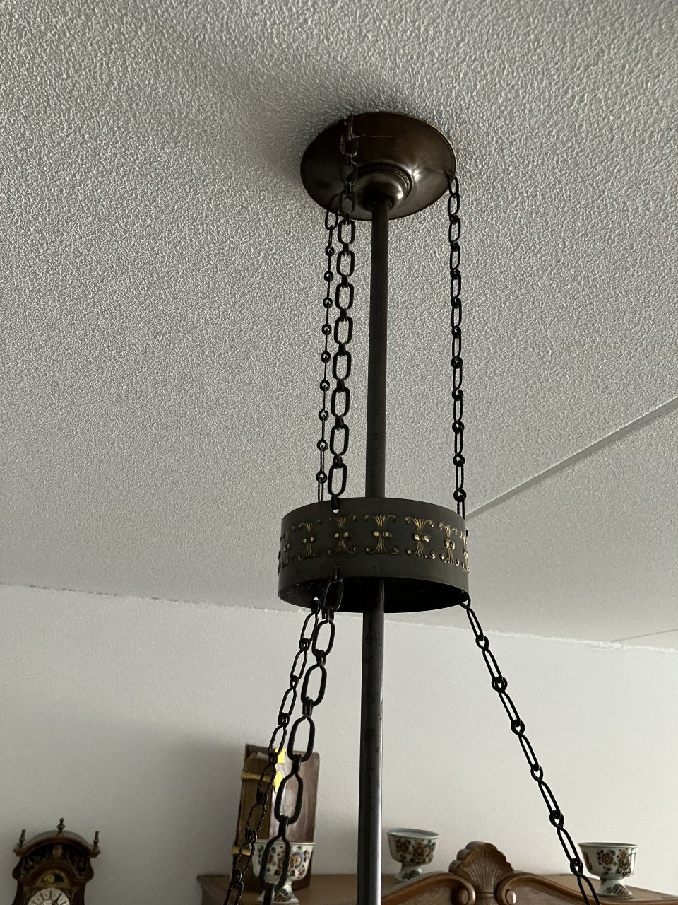 Art deco plafondlamp of hanglamp