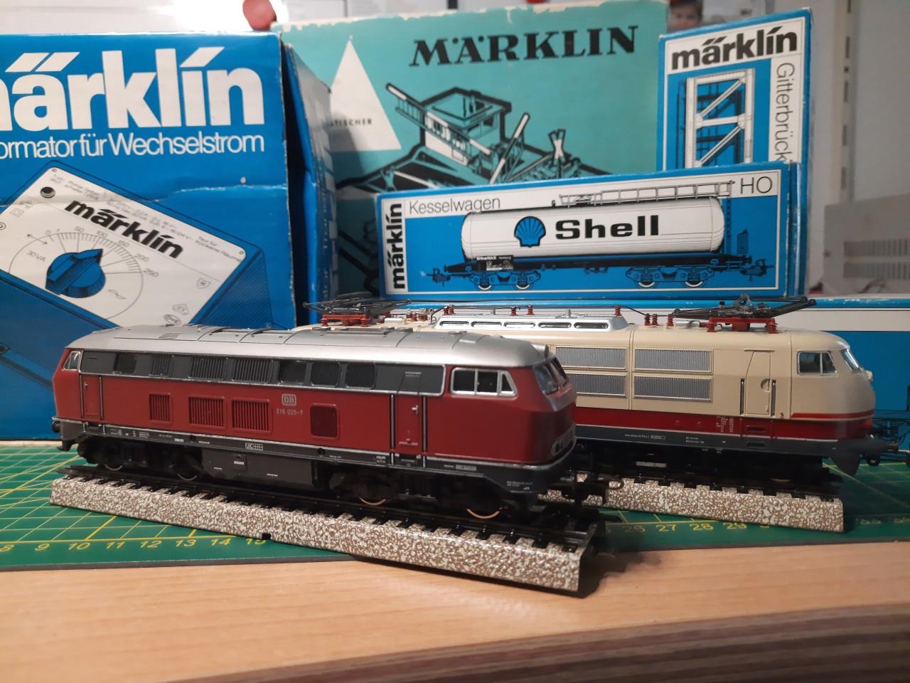 Marklin treinen + toebehoren