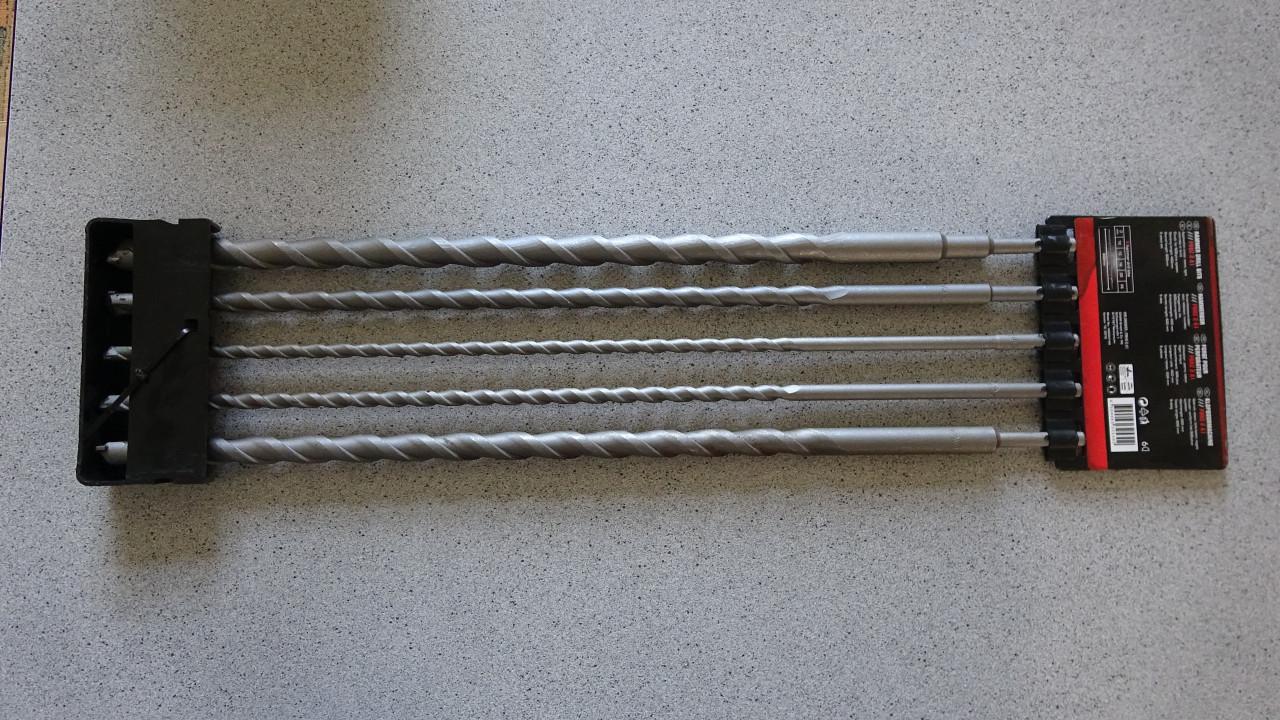 Klopboormachine boorset 3 / 5 stuks 600 mm /1000 mm (nieuw)