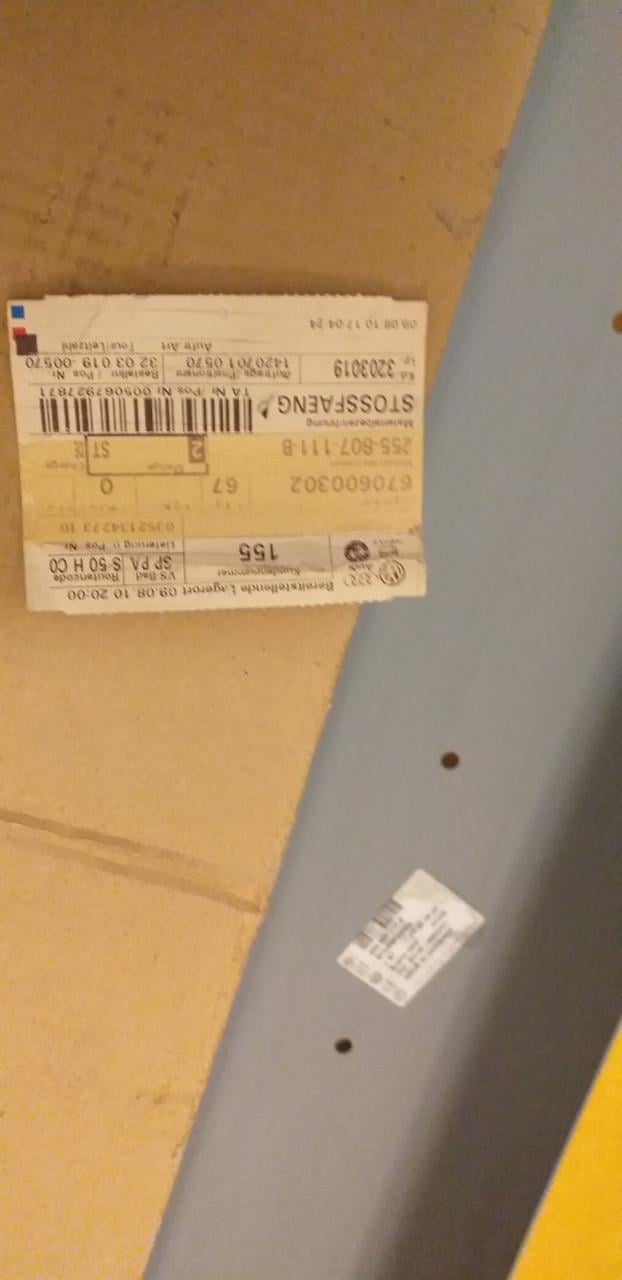 Bumper voorzijde VW T3 chroom origineel VW