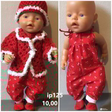 Baby born / babyborn set . Opbrengst KiKa. Poppenkleertjes.