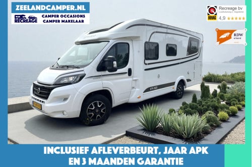 Prachtige Etrusco T6900SB uit 2020, nette camper met lengtebedden, 6.90cm