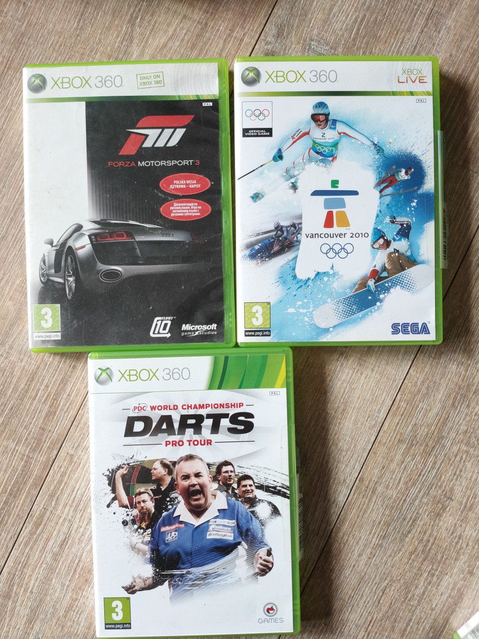 Xbox games, verschillende sporten