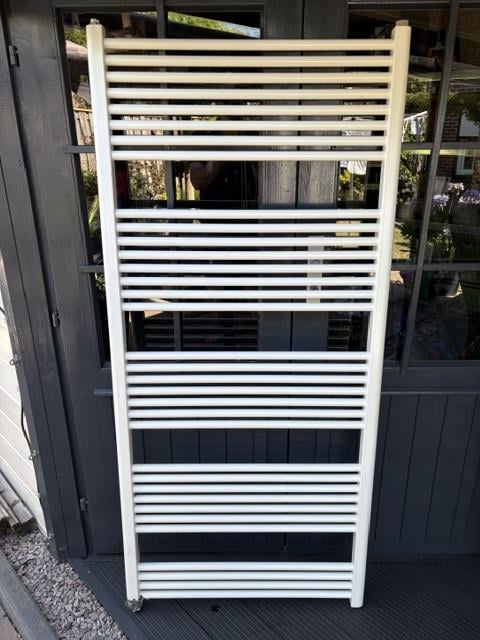 Witte handdoekradiator