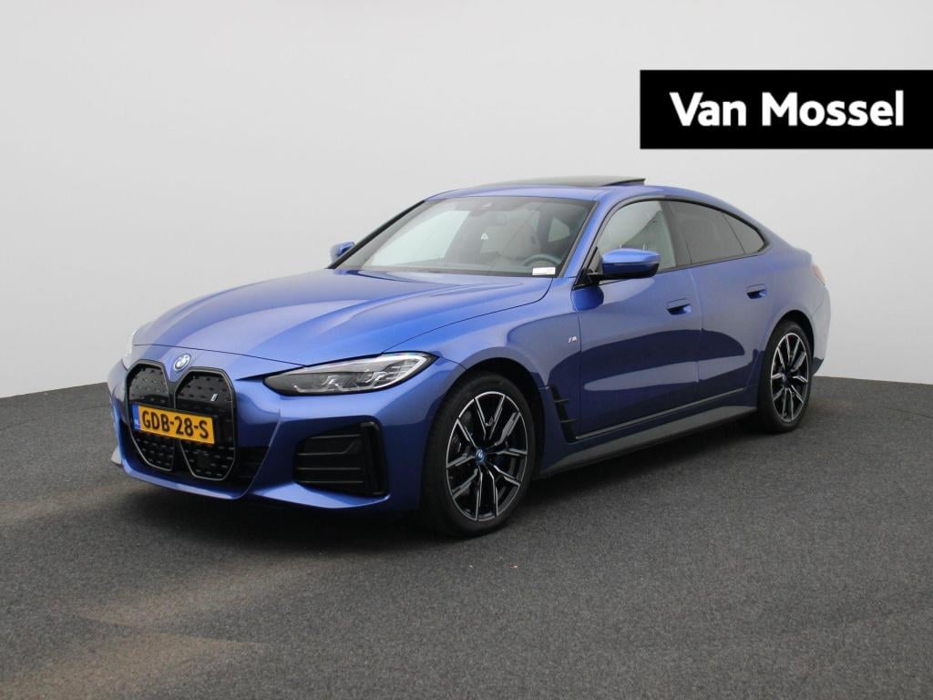 BMW I4 edrive35 m-sport 70 kwh | panoramadak | oyster leder | stoelverwarmi