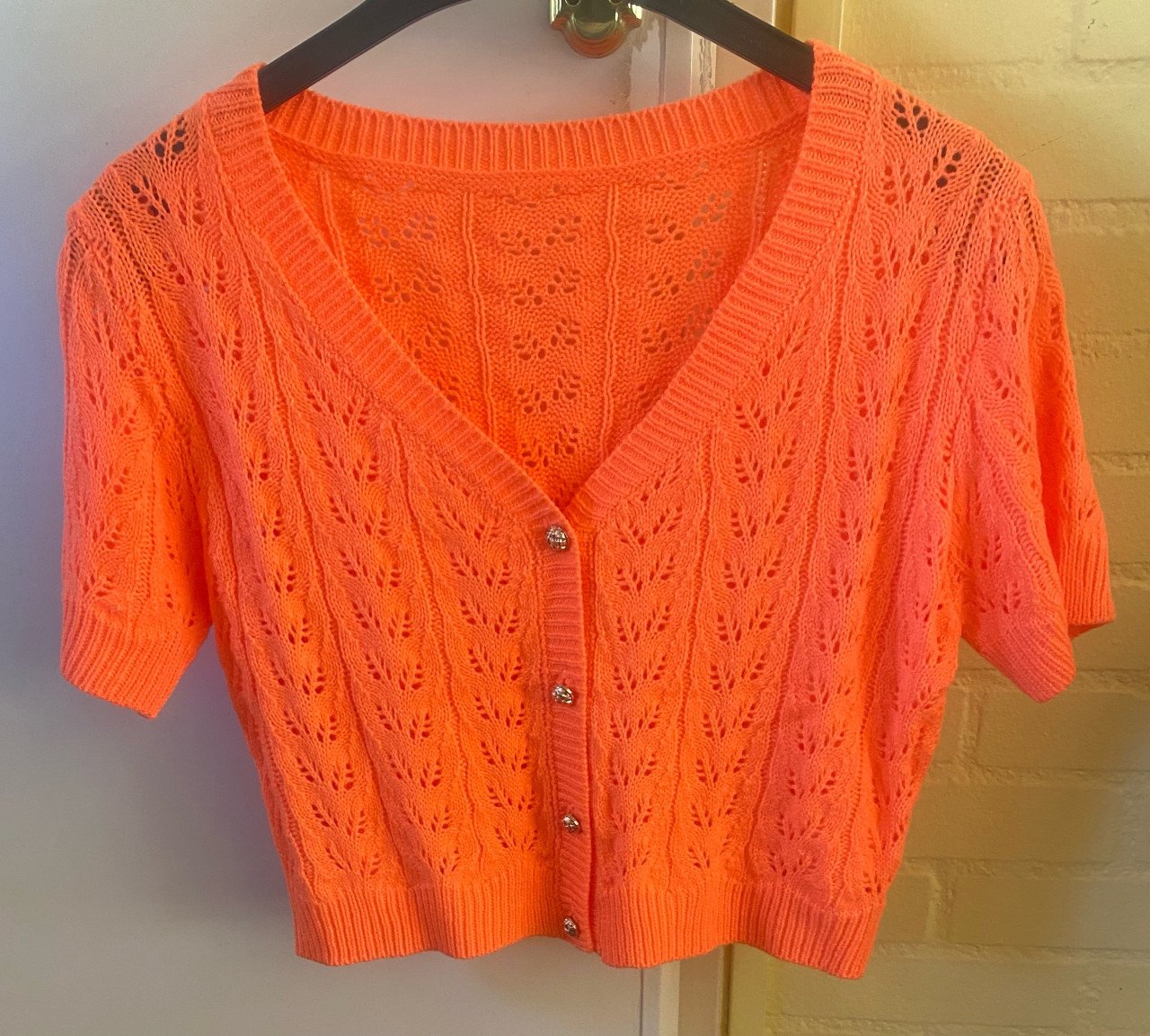 Dames gebreid vestje 🧡